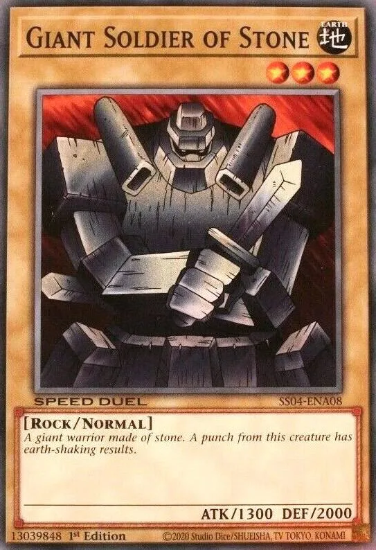 Soldat Géant de Pierre — Speed Duel Starter Decks: Match of the Millennium — Yu-Gi-Oh!