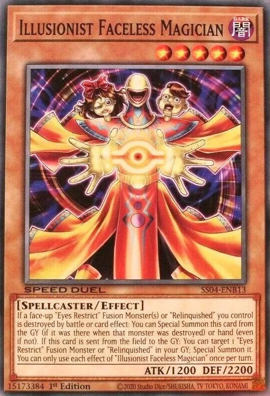 Illusionist Faceless Magician — Speed Duel Starter Decks: Match of the Millennium — Yu-Gi-Oh!