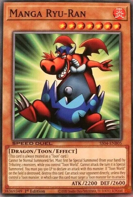 Manga Ryu-Ran — Speed Duel Starter Decks: Match of the Millennium — Yu-Gi-Oh!