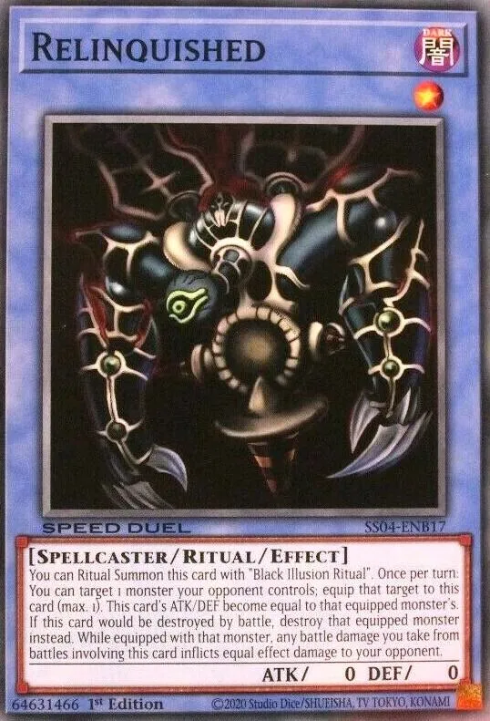 Relinquished — Speed Duel Starter Decks: Match of the Millennium — Yu-Gi-Oh!