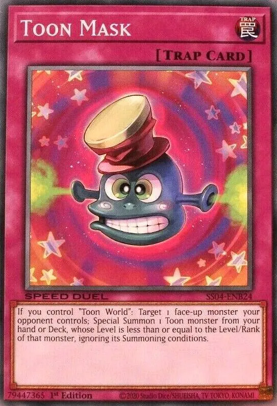 Masque Toon — Speed Duel Starter Decks: Match of the Millennium — Yu-Gi-Oh!