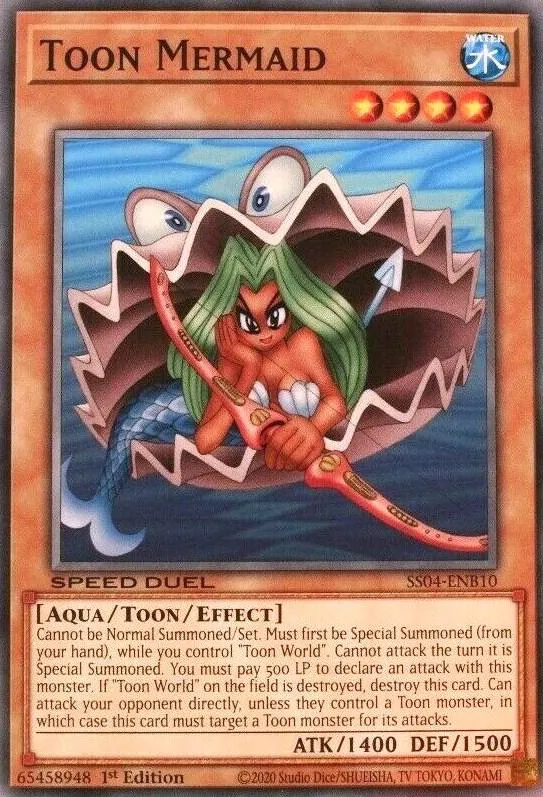 Toon Mermaid from Speed Duel Starter Decks: Match of the Millennium - Yu-Gi-Oh!
