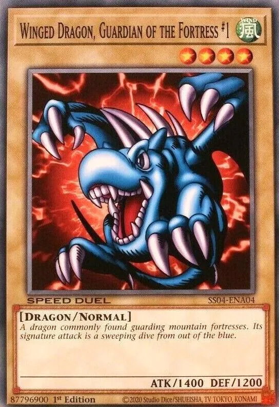 Dragon Ailé, Gardien de la Forteresse N°1 — Speed Duel Starter Decks: Match of the Millennium — Yu-Gi-Oh!