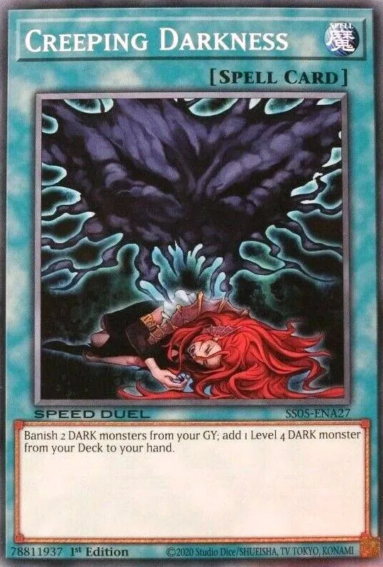 Creeping Darkness — Speed Duel Starter Decks: Twisted Nightmares — Yu-Gi-Oh!