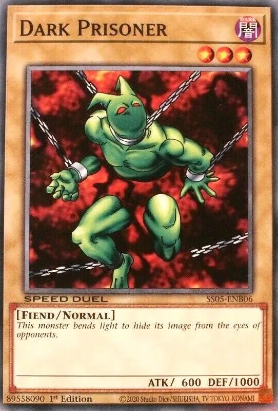 Dark Prisoner — Speed Duel Starter Decks: Twisted Nightmares — Yu-Gi-Oh!