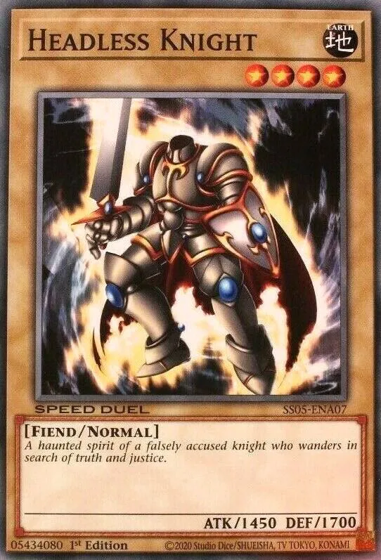 Headless Knight — Speed Duel Starter Decks: Twisted Nightmares — Yu-Gi-Oh!