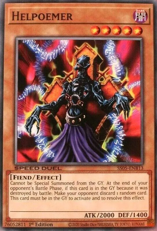 Helpoemer — Speed Duel Starter Decks: Twisted Nightmares — Yu-Gi-Oh!
