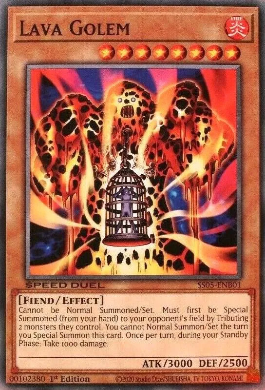 Lava Golem — Speed Duel Starter Decks: Twisted Nightmares — Yu-Gi-Oh!