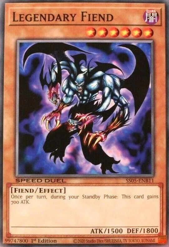 Legendary Fiend — Speed Duel Starter Decks: Twisted Nightmares — Yu-Gi-Oh!