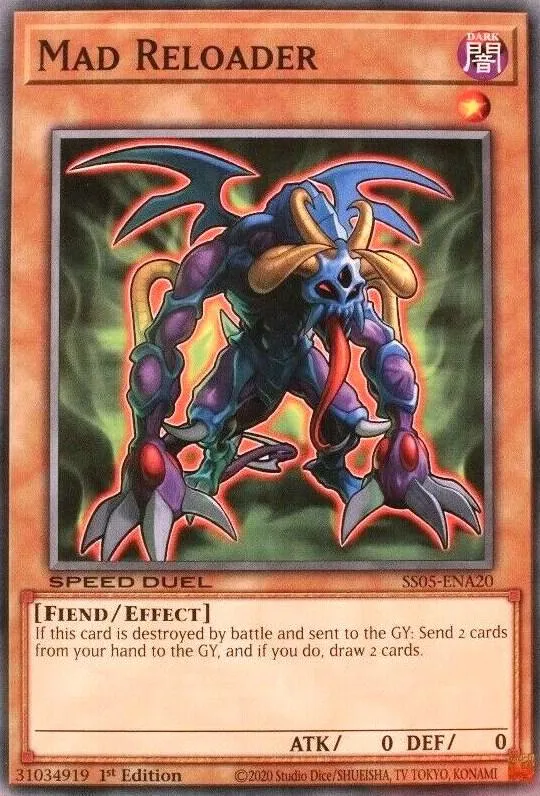 Mad Reloader — Speed Duel Starter Decks: Twisted Nightmares — Yu-Gi-Oh!