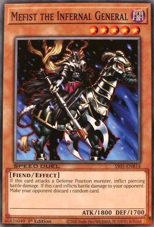 Mefist the Infernal General — Speed Duel Starter Decks: Twisted Nightmares — Yu-Gi-Oh!