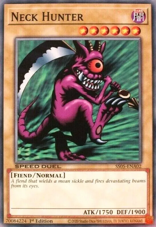 Neck Hunter — Speed Duel Starter Decks: Twisted Nightmares — Yu-Gi-Oh!