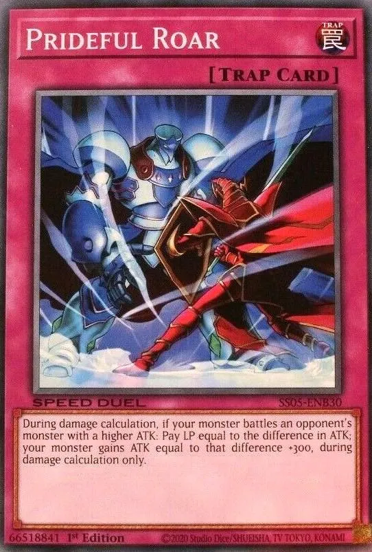 Prideful Roar — Speed Duel Starter Decks: Twisted Nightmares — Yu-Gi-Oh!
