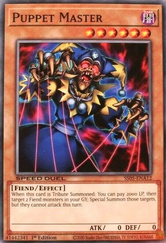Puppet Master — Speed Duel Starter Decks: Twisted Nightmares — Yu-Gi-Oh!