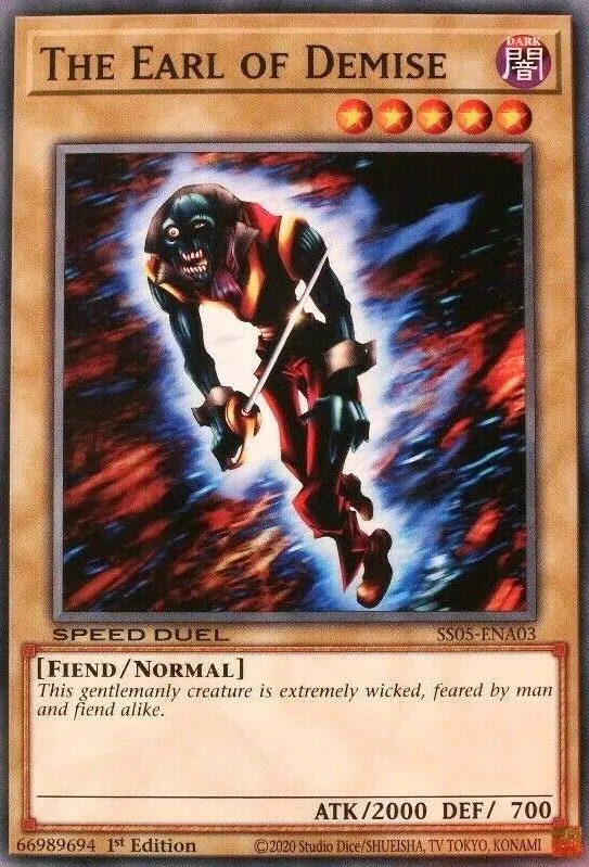 The Earl of Demise — Speed Duel Starter Decks: Twisted Nightmares — Yu-Gi-Oh!