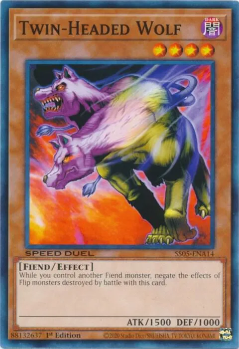 Twin-Headed Wolf — Speed Duel Starter Decks: Twisted Nightmares — Yu-Gi-Oh!