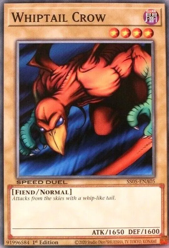 Whiptail Crow — Speed Duel Starter Decks: Twisted Nightmares — Yu-Gi-Oh!