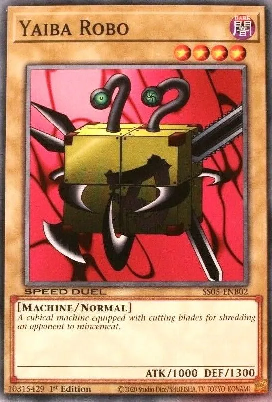 Yaiba Robo — Speed Duel Starter Decks: Twisted Nightmares — Yu-Gi-Oh!