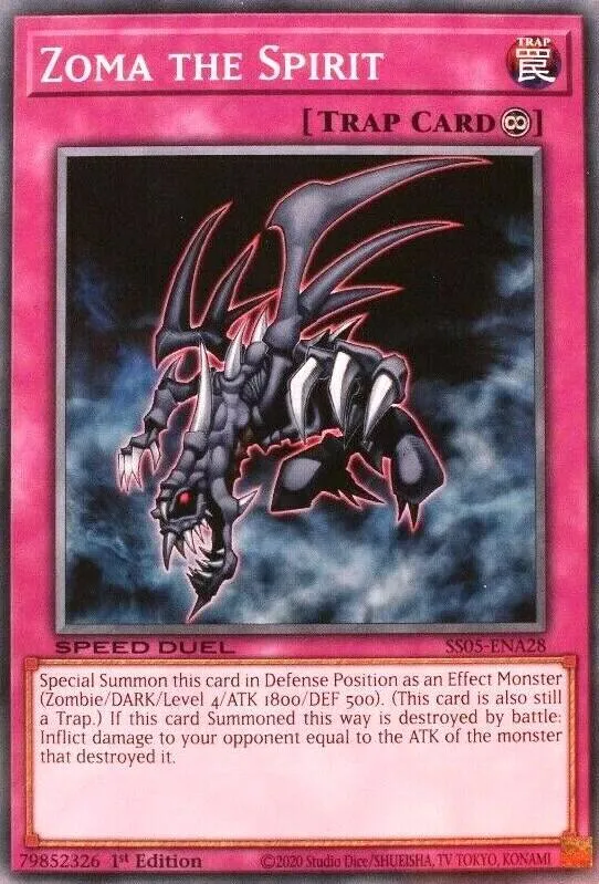 Zoma the Spirit — Speed Duel Starter Decks: Twisted Nightmares — Yu-Gi-Oh!