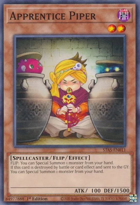 Apprentice Piper — 2-Player Starter Set (STAS) — Yu-Gi-Oh!