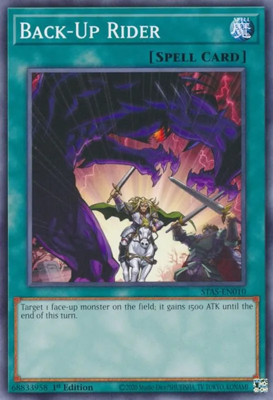 Back-Up Rider — 2-Player Starter Set (STAS) — Yu-Gi-Oh!