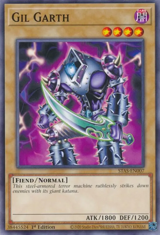 Gil Garth — 2-Player Starter Set (STAS) — Yu-Gi-Oh!