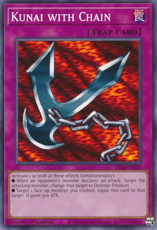 Kunai with Chain — 2-Player Starter Set (STAS) — Yu-Gi-Oh!