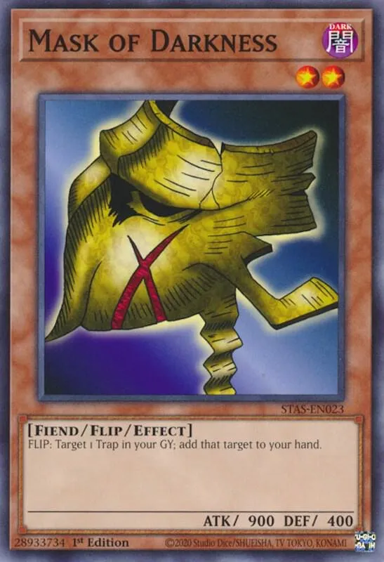 Masque des Ténèbres — 2-Player Starter Set (STAS) — Yu-Gi-Oh!