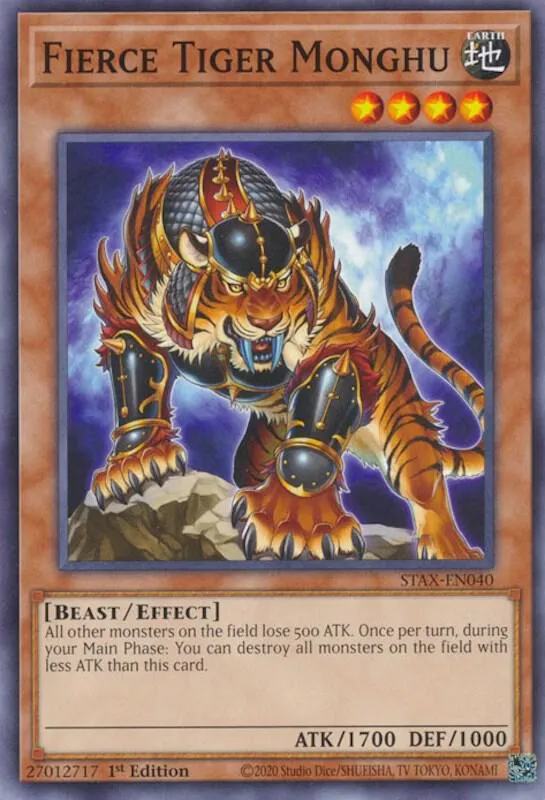 Fierce Tiger Monghu — 2-Player Starter Set (STAX) — Yu-Gi-Oh!