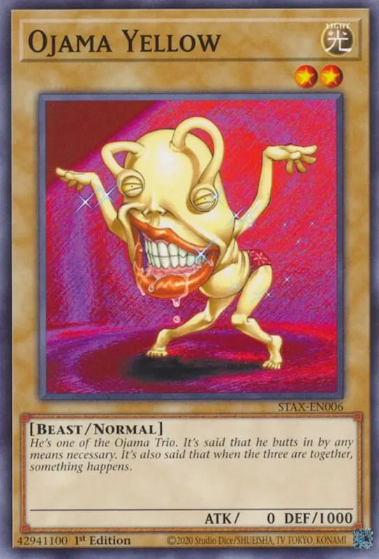 Ojama Jaune — 2-Player Starter Set (STAX) — Yu-Gi-Oh!