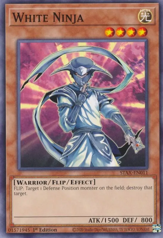 White Ninja — 2-Player Starter Set (STAX) — Yu-Gi-Oh!