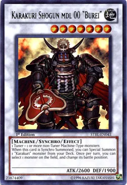 Karakuri 00 "Burei" le Shogun — Starstrike Blast — Yu-Gi-Oh!