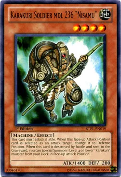 Karakuri Soldier mdl 236 "Nisamu" — Starstrike Blast — Yu-Gi-Oh!