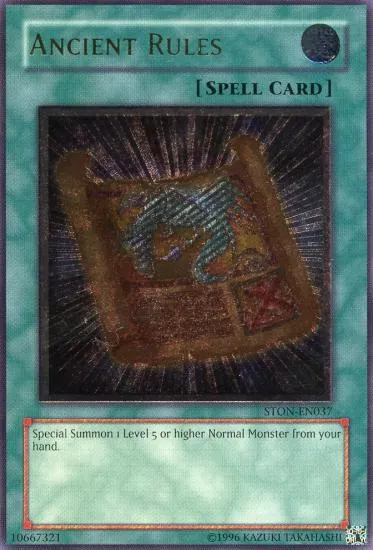 Ancient Rules — Strike of Neos - Unlimited — Yu-Gi-Oh!