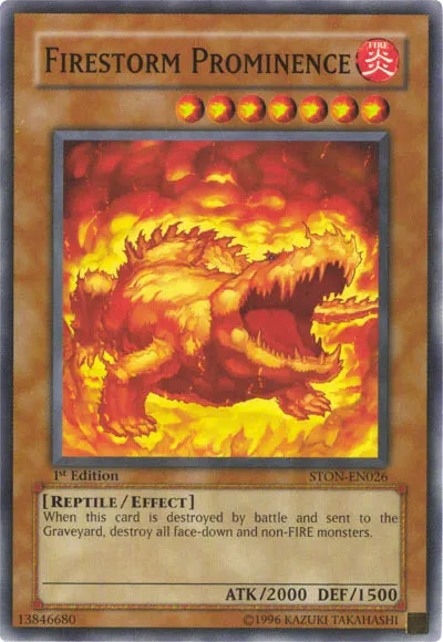 Firestorm Prominence — Strike of Neos — Yu-Gi-Oh!