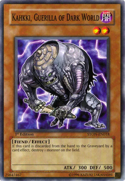Kahkki, Guerilla of Dark World — Strike of Neos — Yu-Gi-Oh!