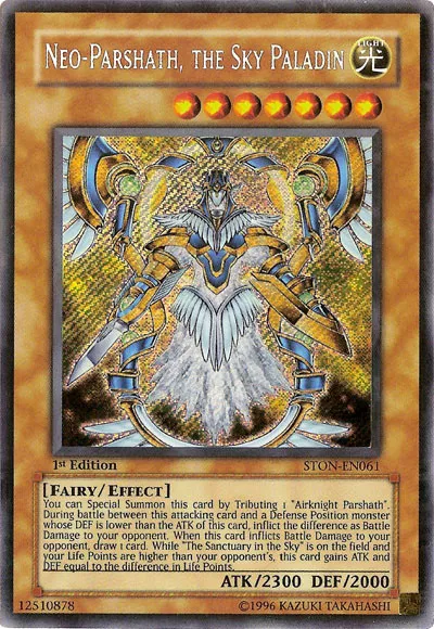 Neo-Parshath, the Sky Paladin — Strike of Neos — Yu-Gi-Oh!