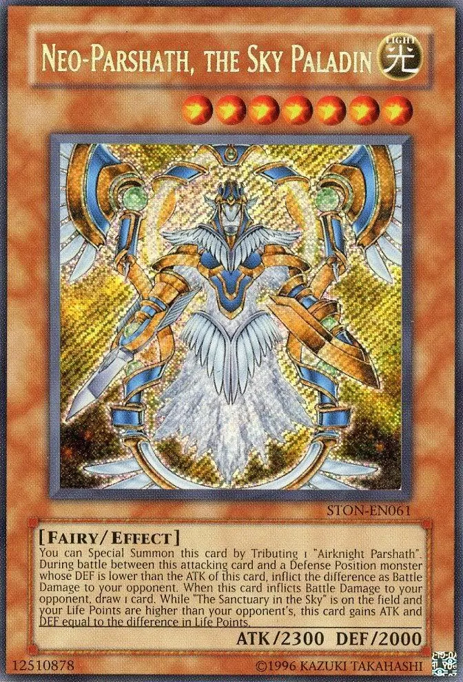 Neo-Parshath, the Sky Paladin — Strike of Neos - Unlimited — Yu-Gi-Oh!