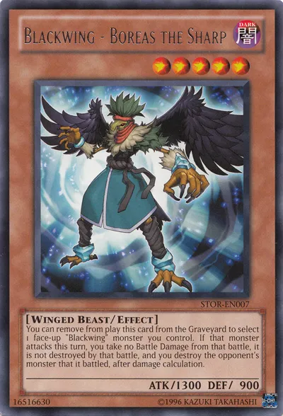 Blackwing - Boreas the Sharp — Storm of Ragnarok - Unlimited — Yu-Gi-Oh!