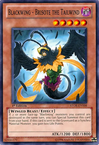 Blackwing - Brisote the Tailwind — Storm of Ragnarok — Yu-Gi-Oh!