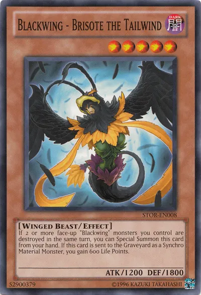 Blackwing - Brisote the Tailwind — Storm of Ragnarok - Unlimited — Yu-Gi-Oh!