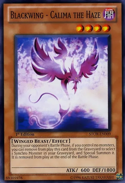 Blackwing - Calima the Haze — Storm of Ragnarok — Yu-Gi-Oh!