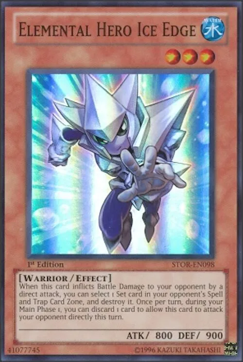 Elemental HERO Ice Edge — Storm of Ragnarok — Yu-Gi-Oh!
