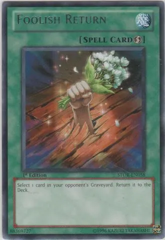 Foolish Return — Storm of Ragnarok — Yu-Gi-Oh!