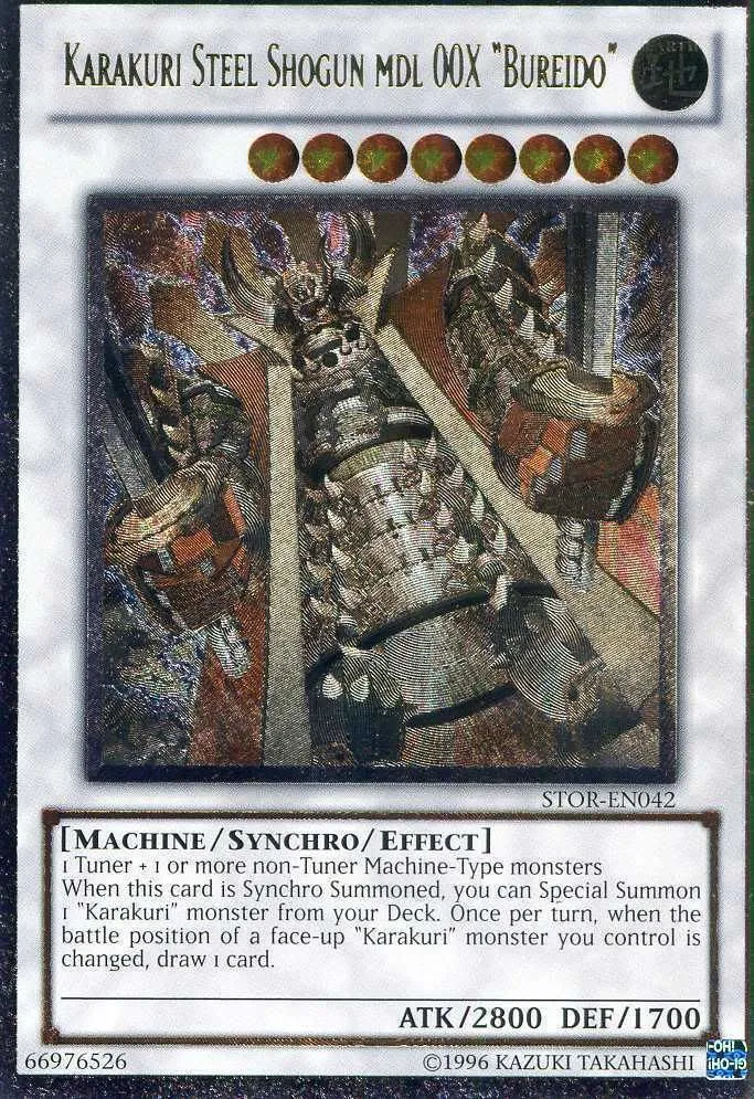 Karakuri Steel Shogun mdl 00X "Bureido" — Storm of Ragnarok - Unlimited — Yu-Gi-Oh!