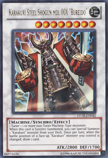 Karakuri Steel Shogun mdl 00X "Bureido" — Storm of Ragnarok - Unlimited — Yu-Gi-Oh!