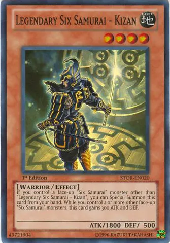 Legendary Six Samurai - Kizan — Storm of Ragnarok — Yu-Gi-Oh!