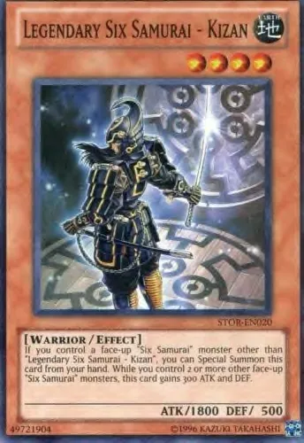 Legendary Six Samurai - Kizan — Storm of Ragnarok - Unlimited — Yu-Gi-Oh!