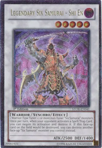 Legendary Six Samurai - Shi En — Storm of Ragnarok — Yu-Gi-Oh!