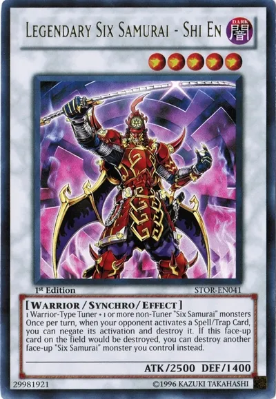 Legendary Six Samurai - Shi En — Storm of Ragnarok — Yu-Gi-Oh!